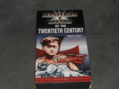 Mysteries and Myths of the 20th Century Vol. 1 VHS Mata Hari and Red Baron - Image 1 of 4