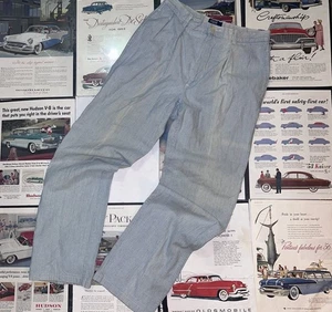 Polo Ralph Lauren Herren Seersucker Hose Größe 31x35 Philip Pant - Bild 1 von 9