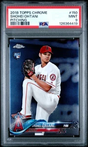 2018 Topps Chrome Shohei Ohtani #150 Pitching PSA 9 - Picture 1 of 2