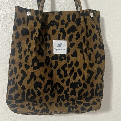 Bolso de Mano de Pana para Mujer, Bolsos de Hombro, Bolso de Viaje “You Need This One” Nuevo sin Etiquetas Foto 1 de 4