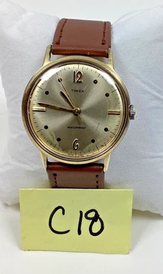 1971 Men’s Timex Marlin 33MM Mechanical Dot Dash Watch 20242467 Serviced New++ - Image 1 of 4