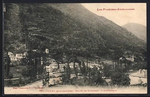 CPA Junac, Vallée de Vicdessos près Capoulet, vue générale des Pyrénées ariégeo - Picture 1 of 2