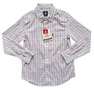 NWT Johnnie-O Performance Plaid Button Down Shirt Size 8 - Picture 1 of 4