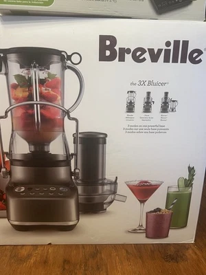 Breville the 3X Bluicer - Smoked Hickory (BJB615SHY1BUS1) - Image 1 of 2