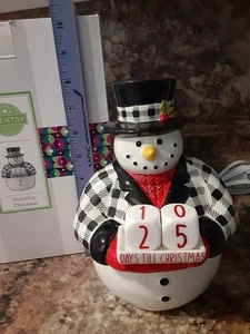 Think Christmas Schneemann Scentsy Element Wärmer ~ Retired ~ - Bild 1 von 5