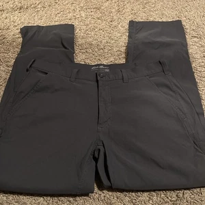 Eddie Bauer graue Hose Herren 38x32 First Ascent Cargo Utility Nylon Tech Wandern - Bild 1 von 4