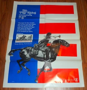 The Post Riders Communicating The Spirit Of '76 USPS Briefmarke Poster - Bild 1 von 4