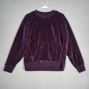 Carhartt Sweatshirt Womens Medium Purple Velvet Pullover Casual Comfort - Picture 1 of 8