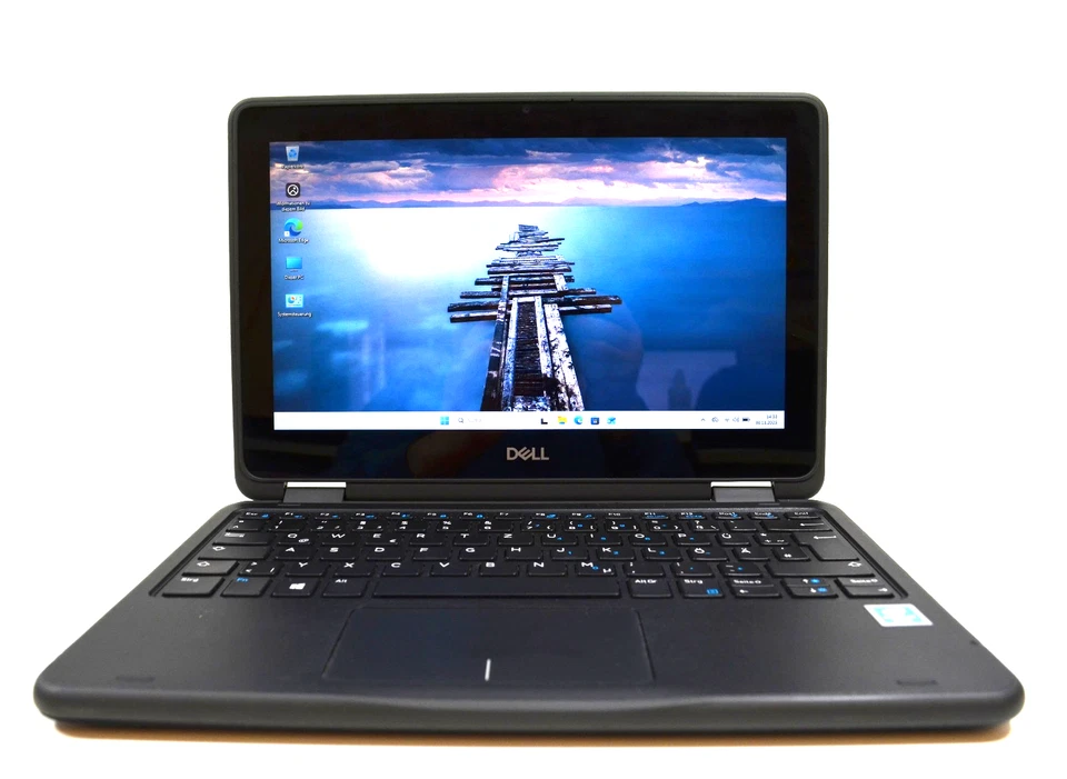 DELL Latitude 3190 TOUCH 2 in 1 Laptop/Tablet, 8GB RAM 128GB M.2 SSD Win 11 Pro - Bild 1 von 4