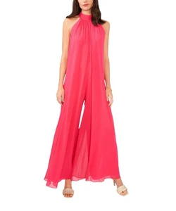 Vince Camuto Women's Halter Jumpsuit (Geranium, Small) - Imagen 1 de 4