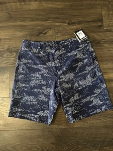 Under Armour Men's UA Golf Printed Camouflage Printed Shorts Blue 1377303-415 32 - Picture 1 of 5