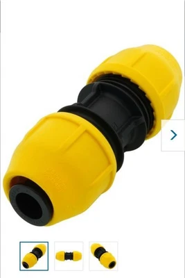 Home-Flex  Underground  1/2 in. IPS   x 1/2 in. Dia. IPS  Polyethylene  Coupling - Image 1 of 3