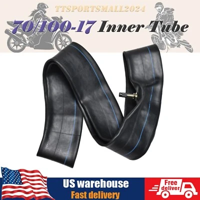 Tubo interno 2.75-17 70/100-17 17" tubo de pneu dianteiro resistente para bicicleta sujeira CT90 - Imagem 1 de 4