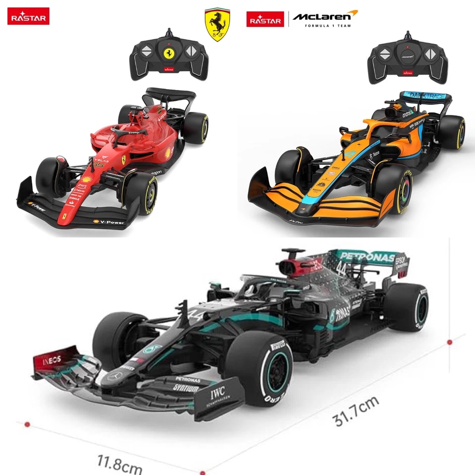 Rastar Formula 1 Kids Toy Car with Remote - Three Models - RC 1:18 Scale Car - Image 1 of 1