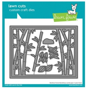 Lawn Fawn BAMBOO FOREST BACKDROP: LANDSCAPE Lawn Cuts Craft Cutting Die LF3617 - Picture 1 of 1