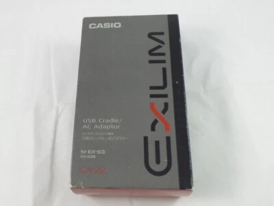 Casio CA-22 Docking Station and Power Adapter for Exilim EX-S3 Digital Camera - Image 1 of 2