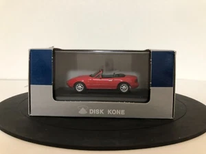 DISK KONE EUNOS ROADSTER (RED) Miata 1/43 MINIATURE AUTOMOBILE - Picture 1 of 20