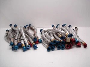 34 NASCAR BMRS AUTO VERDI -16an DRY SUMP OIL PUMP 4 BOLT RETURN LINES HOSES #146 - Picture 1 of 15