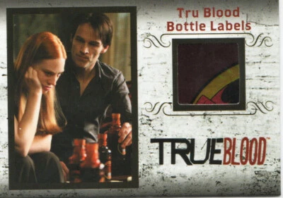 True Blood Archives Prop Relic Card R2 Tru Blood Bottle Labels #183/299 - Image 1 of 2