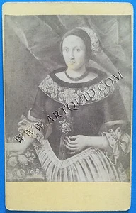 Carte de Visite, UNBEKANNTE ERZHERZOGIN VON ÖSTERREICH, Habsburg, Adel, CDV - Picture 1 of 1