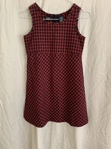 Gap Girls Checked Pinafore Dress Size M - Picture 1 of 7