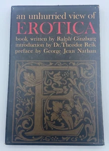 Ein ungeeilter Blick auf Erotik von Ralph Ginzburg, Vintage 1958 Hardcover - Bild 1 von 11