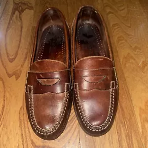 Cole Haan 2906 Dillon handgenäht braun Leder Penny Halbschuhe Herren Größe 10 - Bild 1 von 8
