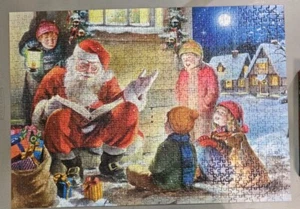 Ravensburger Christmas Puzzle Santas Story Time Limited Edition 1000 Piece - Picture 1 of 13