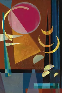Wassily Kandinsky - Sharp and Calm (1927) Poster Art Print Painting Gift - Picture 1 of 7