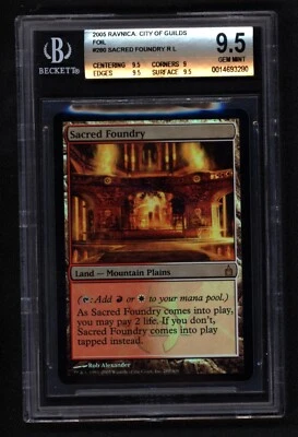 Sacred Foundry foil - Ravcina: CoG - MTG Magic the Gathering - BGS MINT 9.5 - Image 1 of 2