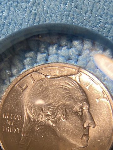2022 P Wilma Mankiller Quarter. Retained Cud. Die Break Mint Error! Cover