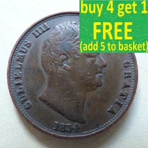 George IV or William IV Half-Penny Choose Yours - Picture 1 of 43