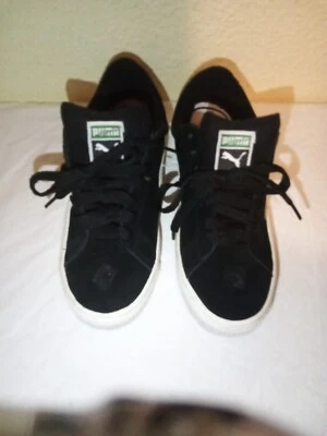 Nuevo Puma Kinder Fit Negro Gamuza Zapatos Clásicos Juveniles Talla 1 Foto 1 de 4