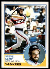 1983 O-Pee-Chee Steve Kemp New York Yankees #260