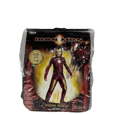 DISFRAZ Iron Man Disfraz Niño Talla 7-8 Con Máscara Nuevo Foto 1 de 4