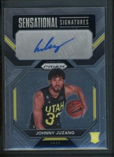 2022-23 JOHNNY JUZANG AUTO PANINI PRIZM  SENSATIONAL SIGNATURES ROOKIE RC