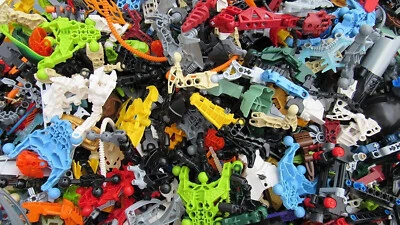 LEGO BIONICLE Hero Factory Bulk Lot 1 lb Pound Random Pieces Parts Masks More - Image 1 of 2