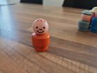 Vintage fisher price little people Play Family personnage figure plastic Bois