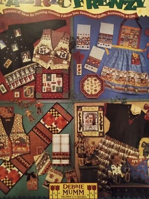 Debbie Mumm Quilt Pattern Applique Pattern Book Fabric Frenzy - Image 1 of 4