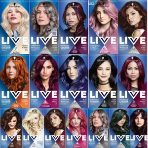 Schwarzkopf LIVE Intense Lightener Permanent Long Lasting Hair Dye ( Choose ) - Picture 1 of 34