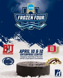 2025 WESTERN MICHIGAN CHAMPIONS! NCAA Division I Men's Frozen Four Game Program - Picture 1 of 1