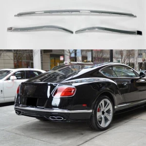 For Bentley Continental GT 2016-2018 ABS Chrome Rear Bumper Strip Replace 3PCS - Picture 1 of 10