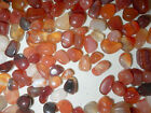 Lot de 120 grammes pierre d'agate rouge polie 0,5 à 2 g très petite taille pièces
