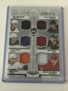 22-23 The Cup Sixes Jerseys Sanderson, Power, Cates, Guenther, Boldy, Berggren  - Picture 1 of 2