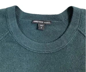 James Perse Los Angeles Men’s 100% Cashmere Sweater XL/4 Crew Neck Quiet Luxury - Picture 1 of 13