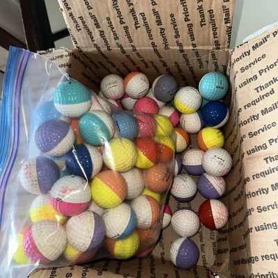 84 Ping Golf Balls. Assorted Colors. Used. - Image 1 of 3