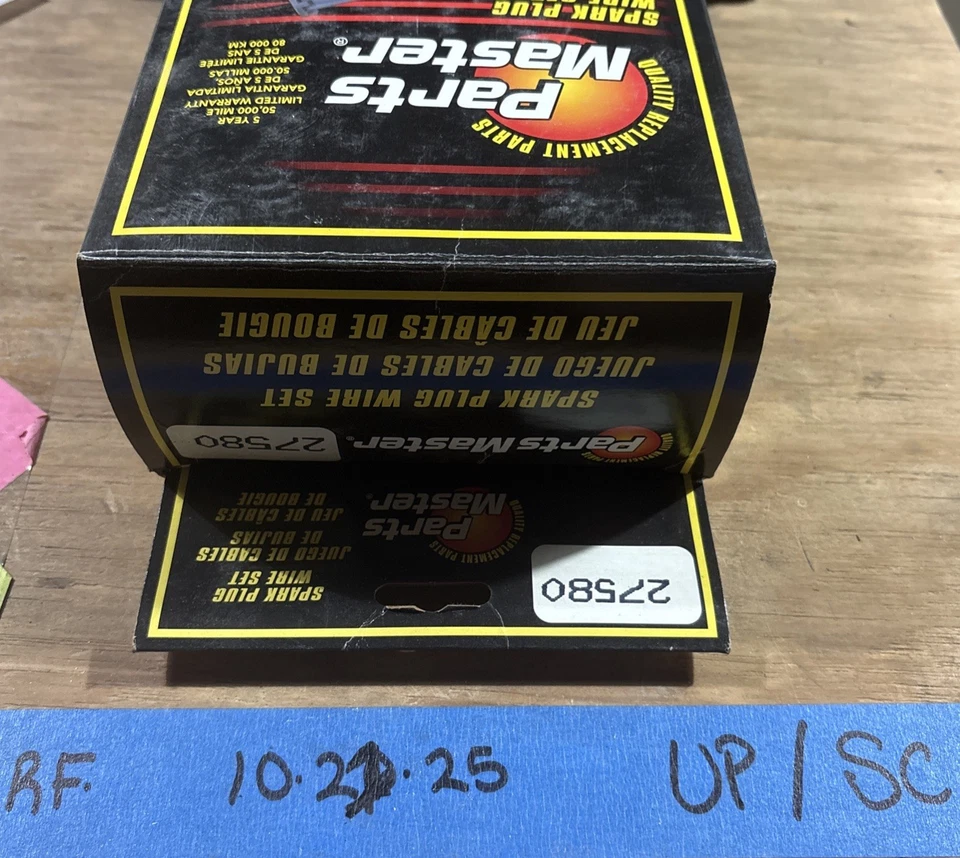 Parts Master 27580 Spark Plug Wire Set Kia Rio 2001-05 1.5L/1.6L DOHC - Изображение 1 из 4