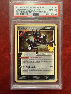 Greninja Star SWSH144 SWSH: Sword & Shield Promo Cards Holo PSA 8 - Image 1 of 2