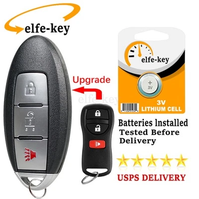 Mando a distancia para llave de coche 3B de actualización para Infiniti FX35 FX45 Nissan Armada Murano Xterra Foto 1 de 4