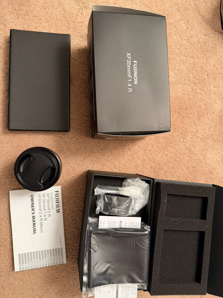 Lente Fujifilm XF 35 mm f/1,4 R Prime - Fuji Fujinon - ¡EXCELENTE ESTADO!!! Foto 1 de 3